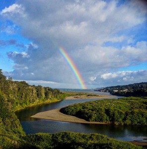Beautiful Rainbow on Earth Day by Peggy Berryhill