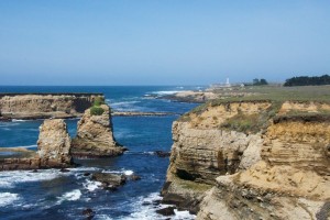 Offshore rocks of the Point Arena-Stornetta Lands by Allen Vinson