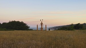 Sakha Serge, a Ceremonial Hitching Post, at dawn by Richard Kuehn