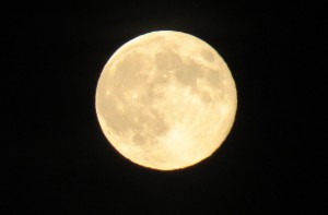 Super moon over Manchester by Mark Simkins