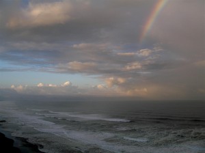 partial rainbow by Bettye Winters (Large)