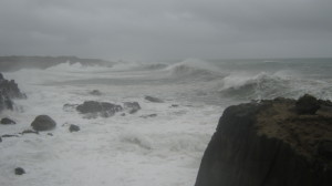 Stormy seas off Stump Beach by John Sperry