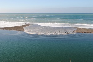 King Tides brought saltwater into the Gualala River by Jeanne Jackson (Large)