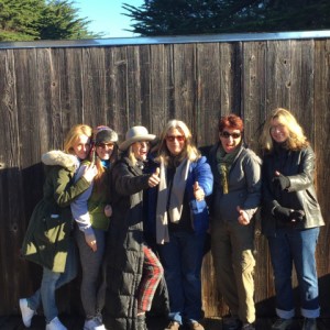 Sarah Paulson, Diane Keaton, Margaret Lindgren and friends, photo courtesy of Margaret Lindgren