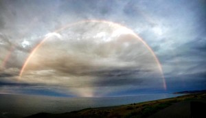 Double rainbow by Cherille Cochran