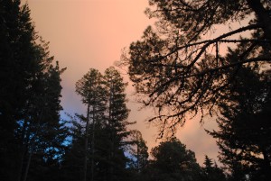 The eerie sky about with thunderclouds by Jeanne Jackson (Large)