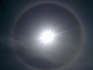 Halo around the sun by Shana Becerra