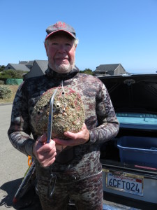 Jack Likins with a 10+ Abalone by Thayer Walker Jr.