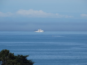 Bell M. Shimada, a NOAA research vessel and a fishing boat by Jon Loveless