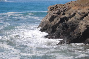 Hearn Gulch blow hole 1 by Jeanne Jackson (Large)