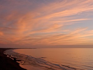 Magnificent Sunset at Irish Beach by Bettye Winters (Large)