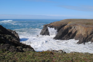 The blowhole at Hearn Gulch by Jeanne Jackson