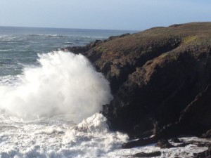 The blowhole at Hearn Gulch by Pat Maxwell