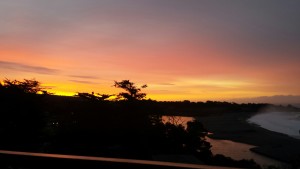 Sunday morning's sunrise over the Gualala River by Rick Denniston