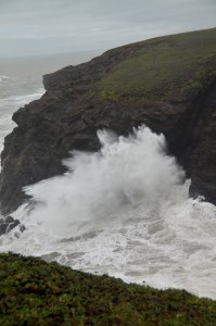 The blowhole at Hearn Gulch by Rozann Grunig