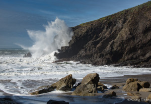 Big waves at Hearn Gulch by Craig Tooley