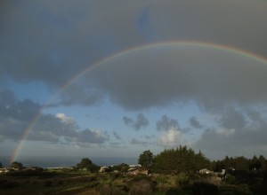 Morning rainbow by Jon Loveless