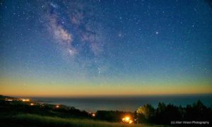 The Milky Way over The Sea Ranch by Allen Vinson